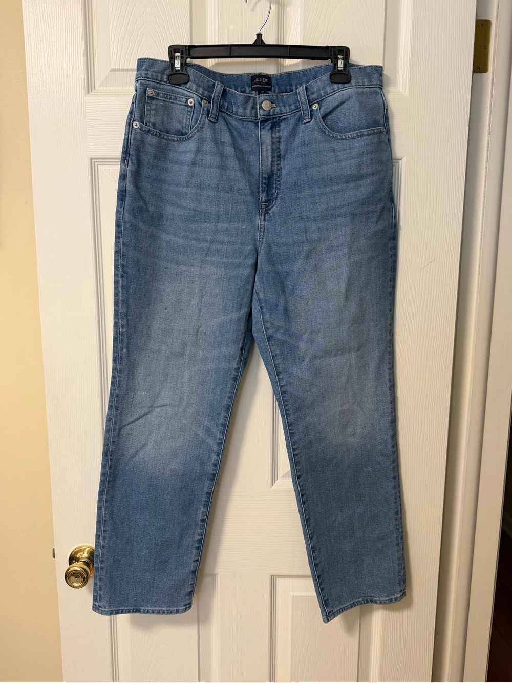 Womens J Crew Essential Straight Jeans sz 31